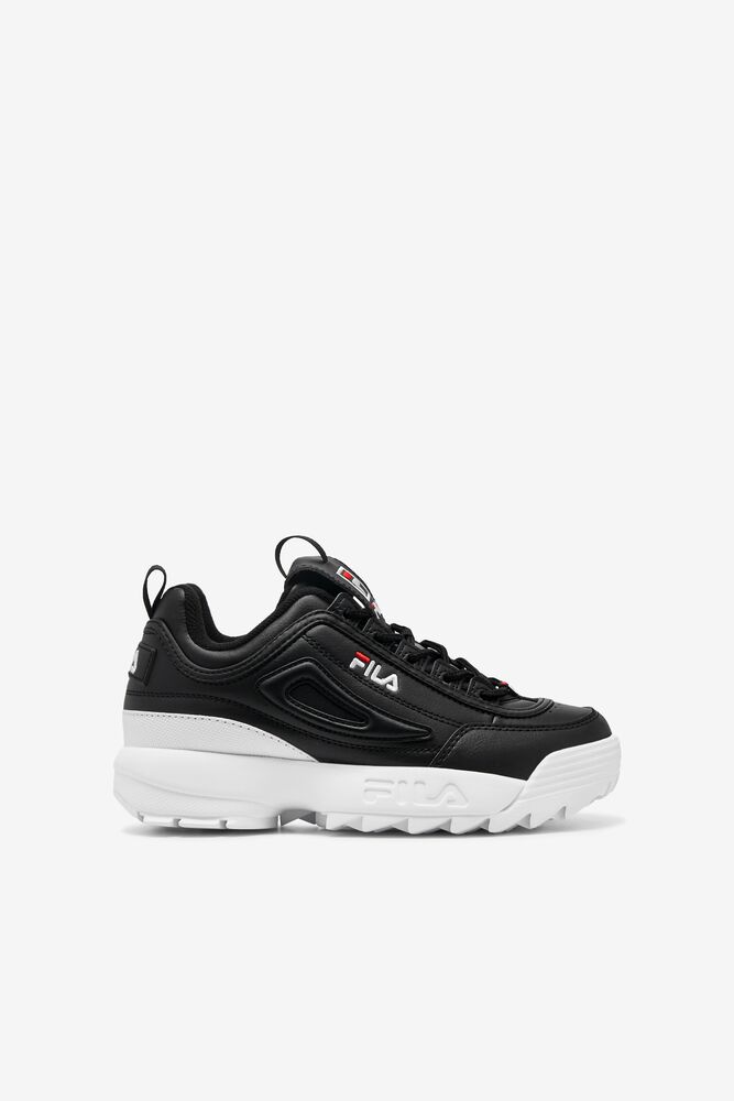 Fila Disruptor 2 Sneakers Negras Blancas Rojas | PAEJ95273