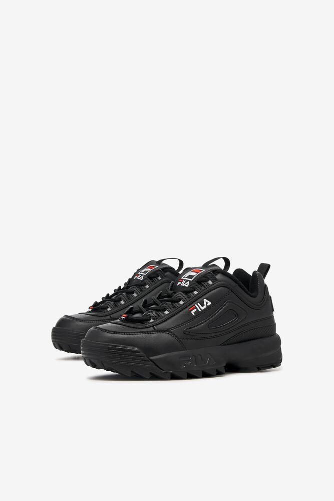 Fila Disruptor 2 Sneakers Negras Negras Blancas | PZAV15736