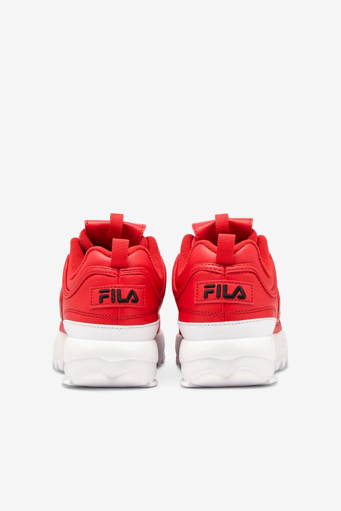 Fila Disruptor 2 Sneakers Rojas Blancas Negras | QBKA78269