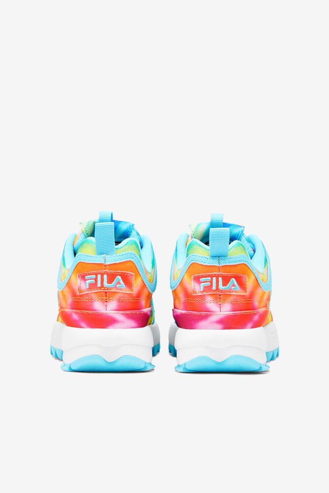 Fila Disruptor 2 Tie Dye Sneakers Azules Blancas | RMJN45716