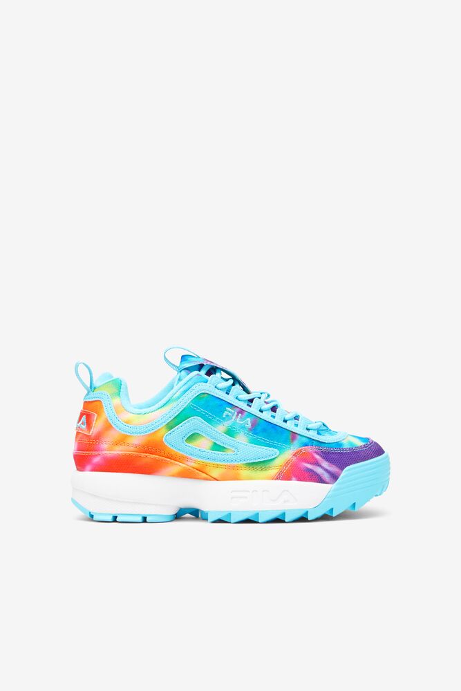 Fila Disruptor 2 Tie Dye Sneakers Azules Blancas | RMJN45716