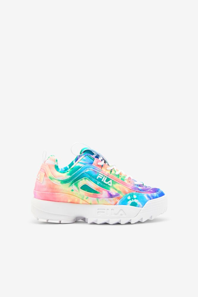 Fila Disruptor 2 Tie Dye Sneakers Blancas Blancas | PCKT67901