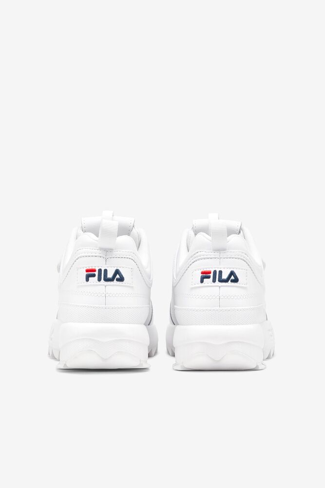 Fila Disruptor 2 Triple Strap Sneakers Blancas Azul Marino Rojas | GQCT35098