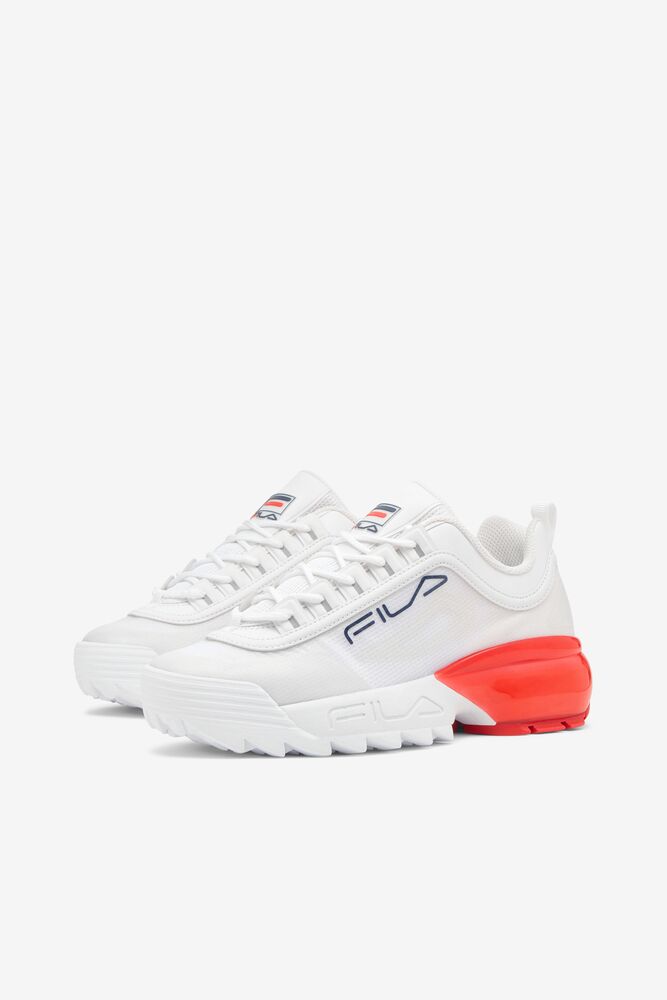 Fila Disruptor 2a Sneakers Blancas Azul Marino Rojas | LYZS86904