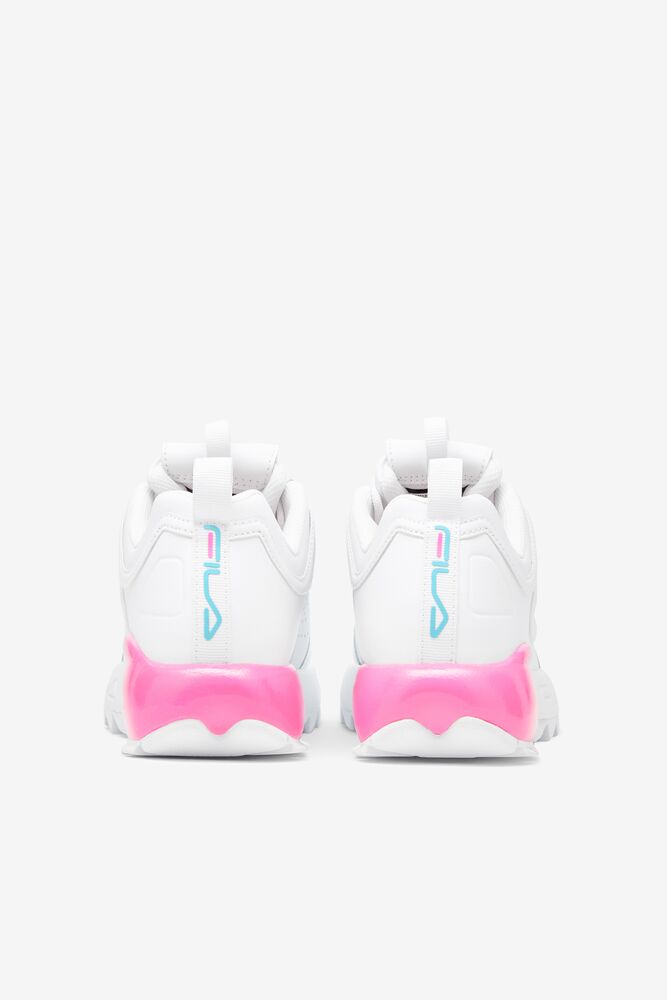 Fila Disruptor 2a Sneakers Blancas Rosas Azules | WRFQ49312