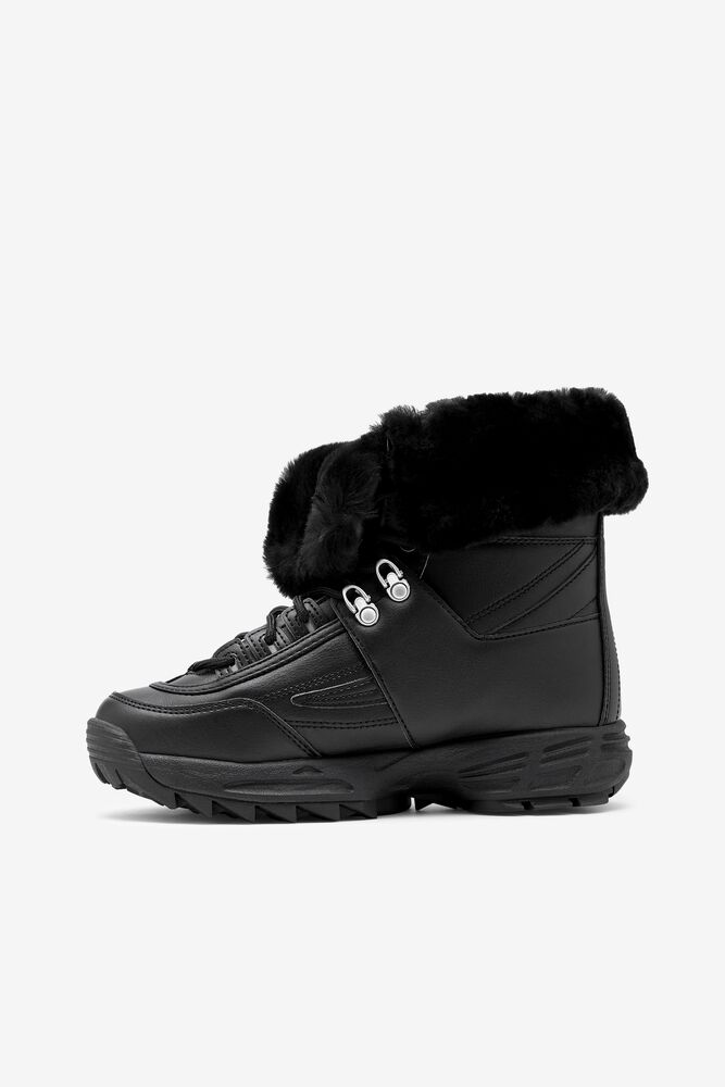 Fila Disruptor Boot Sneakers Negras Blancas Rojas | UWFT26714