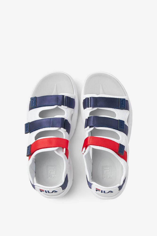 Fila Disruptor Sandal Slide Sandals Blancas Azul Marino Rojas | BCIA63501