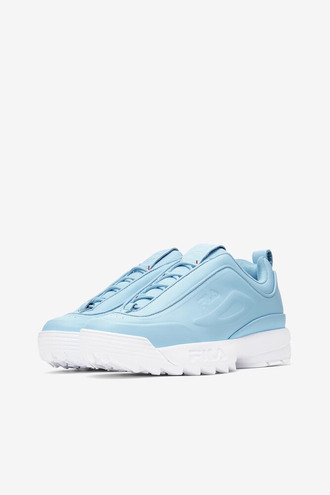 Fila Disruptor Zero Chunky Sneakers Azules Azules Blancas | BQCI28096