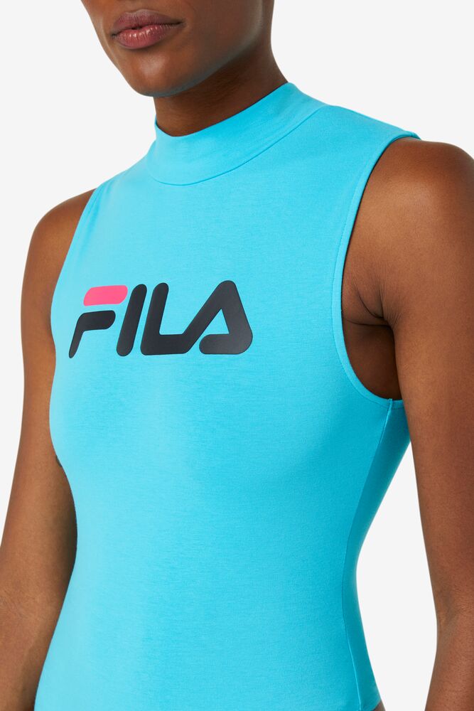 Fila Donata Bodysuit Azules Negras Rosas | DFVR09481