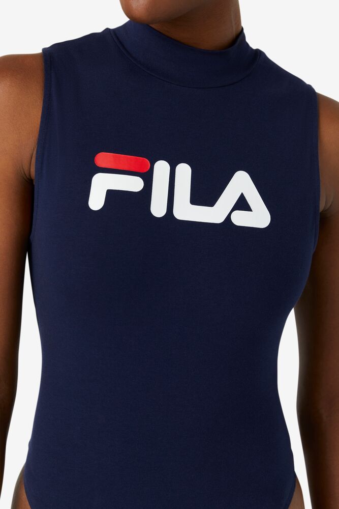 Fila Donata Bodysuit Blancas Rojas | YHZP37164