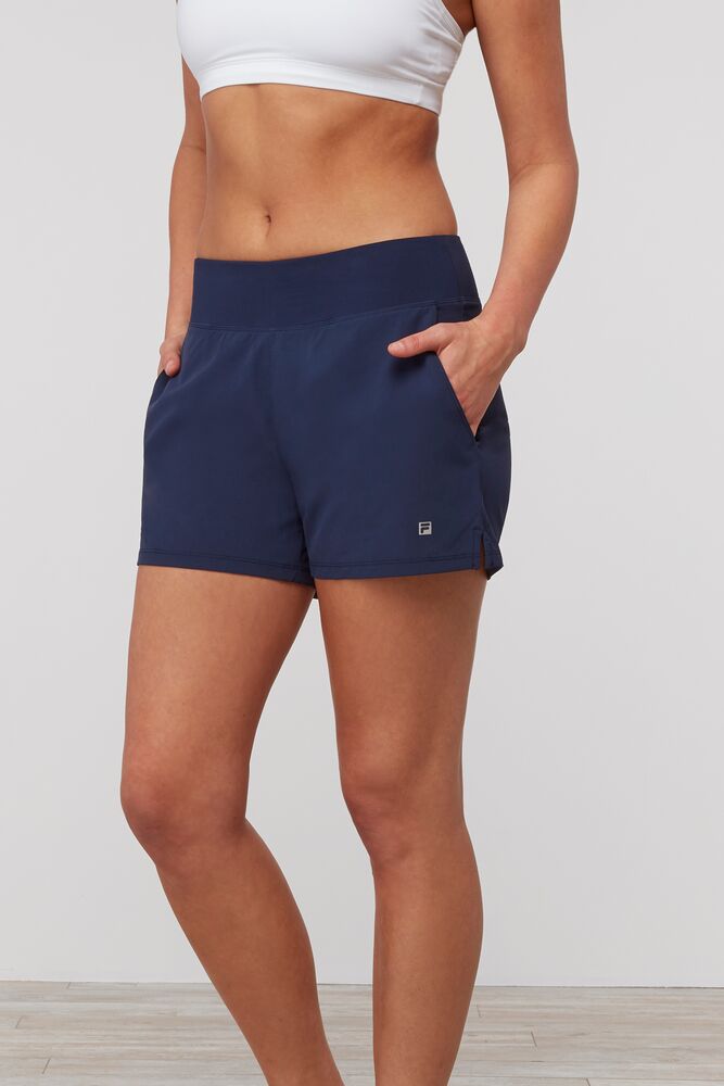 Fila Double Layer Short Azul Marino | NUKA61849