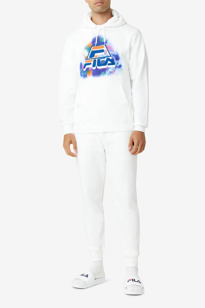 Fila Dracen Tie Dye Hoodie Blancas | IAWC79485