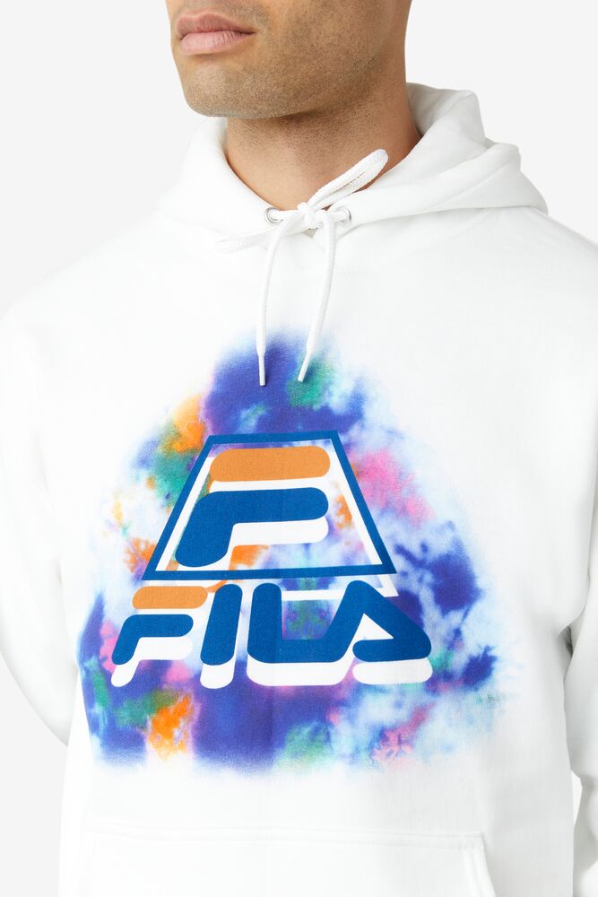 Fila Dracen Tie Dye Hoodie Blancas | IAWC79485