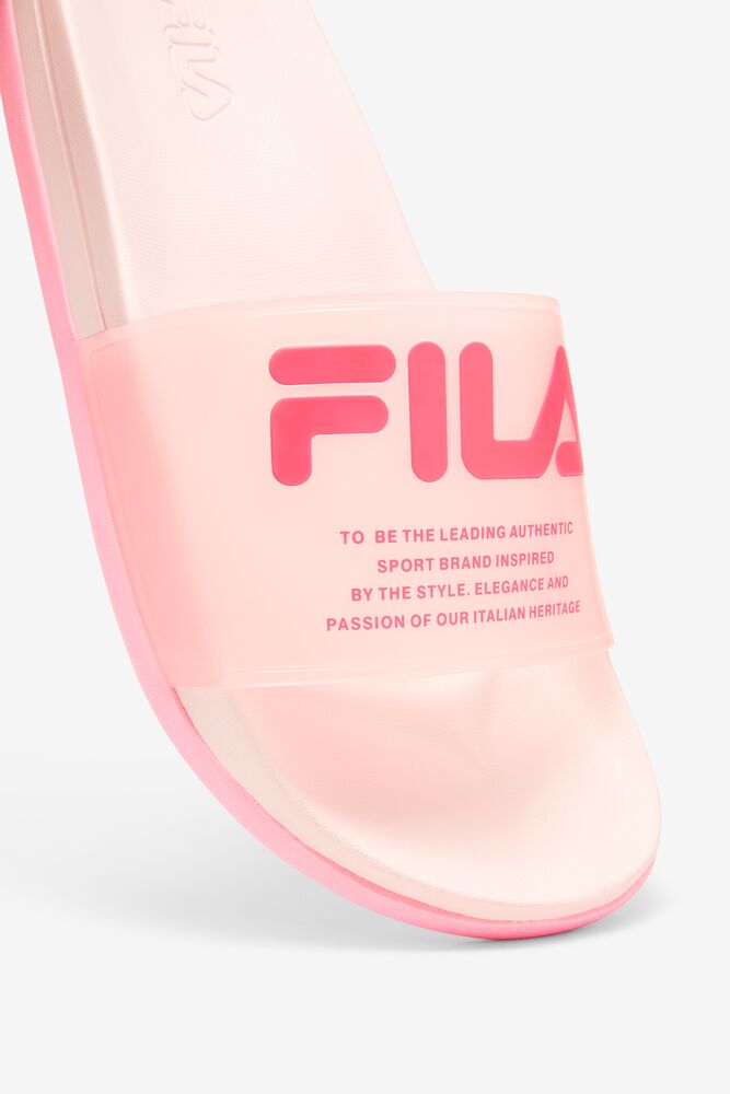 Fila Drifter Luxe Clear Slide Sandals Rosas | HECX10627