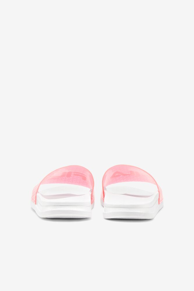 Fila Drifter Luxe Repeat Slide Sandals Blancas Rosas Blancas | YCSK26401