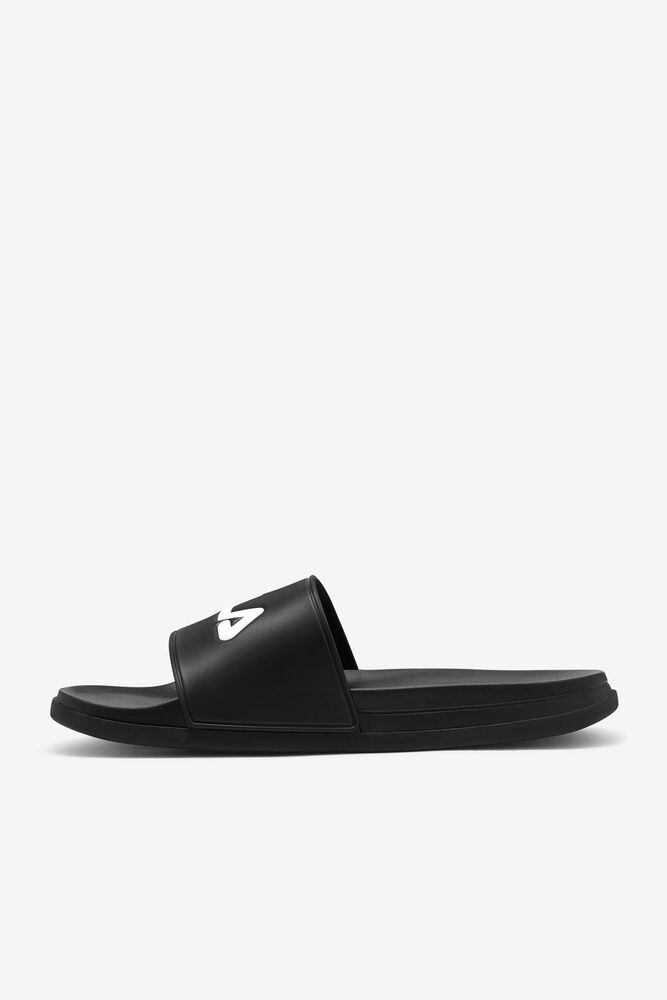 Fila Drifter Luxe Slide Sandals Negras Rojas Blancas | AYDX94057