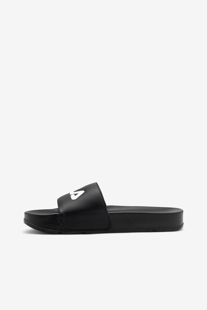 Fila Drifter Slide Sandals Negras Rojas Blancas | PWKI73961