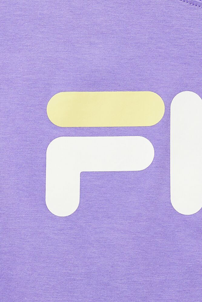 Fila Eagle Tee 597 Violet Tulip | EWZG97184