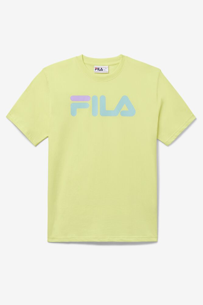 Fila Eagle Tee Amarillo | AGRV56401