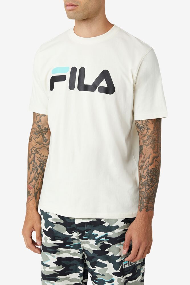 Fila Eagle Tee Negras Azules Turquesa | FBKN23657