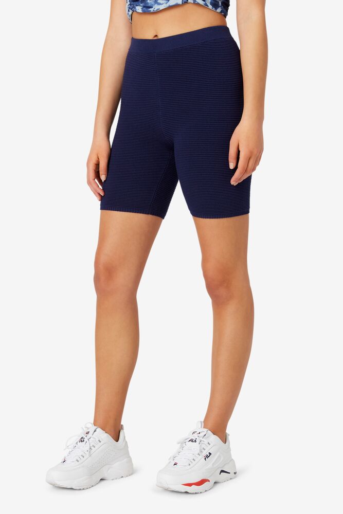 Fila Eletra Bike Short 410 Peacoat | DMUA73491