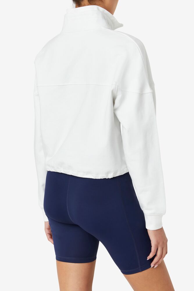 Fila Elysia Quarter Zip Blancas | IZUE38572