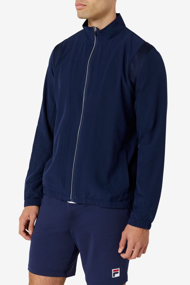 Fila Essentials Jacket Azul Marino | UPWL53124