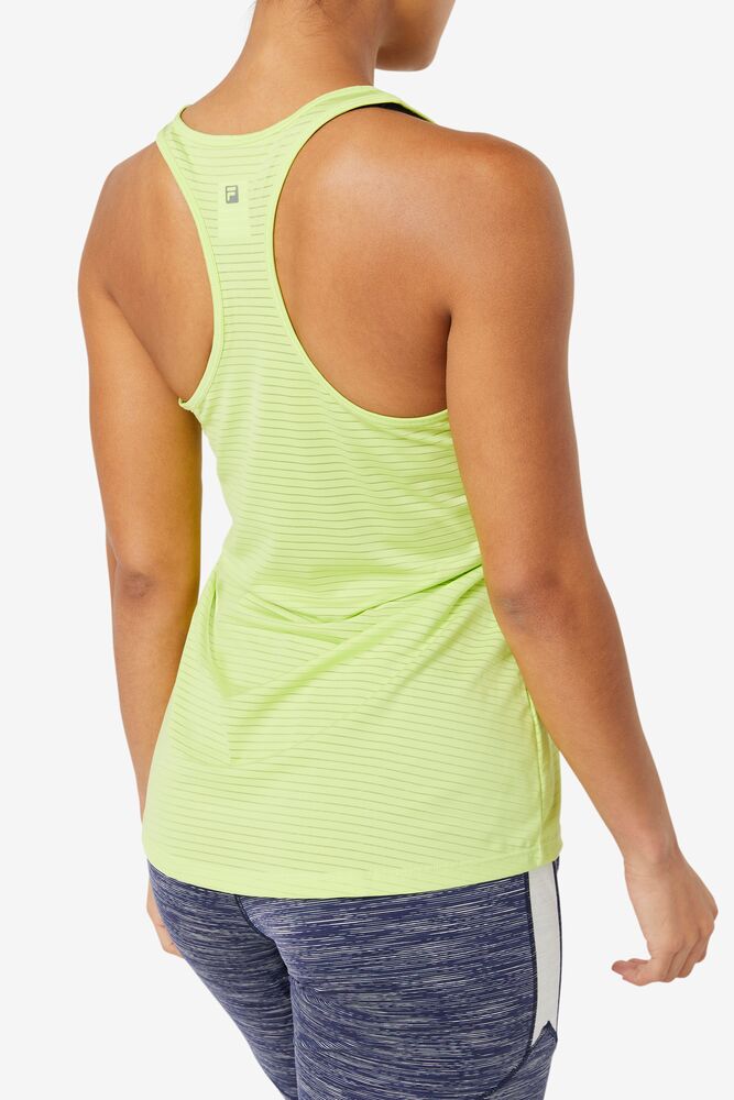 Fila Essentials Racerback Tank 540 Wildlime | AUJL15309