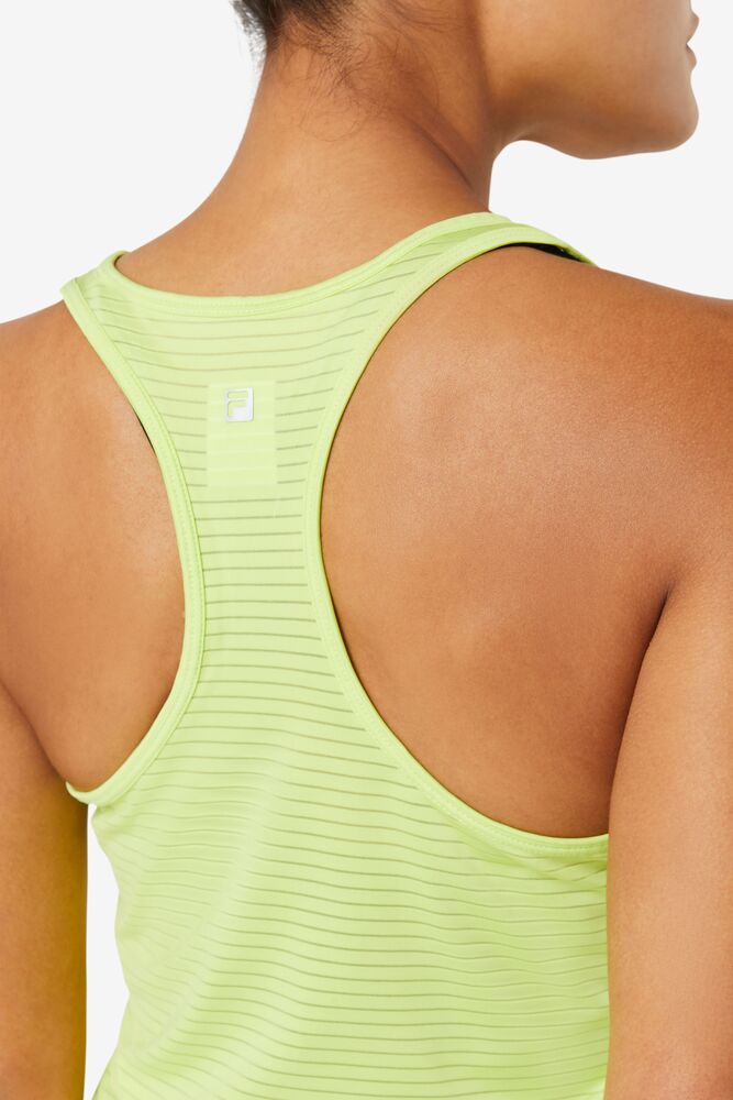 Fila Essentials Racerback Tank 540 Wildlime | AUJL15309