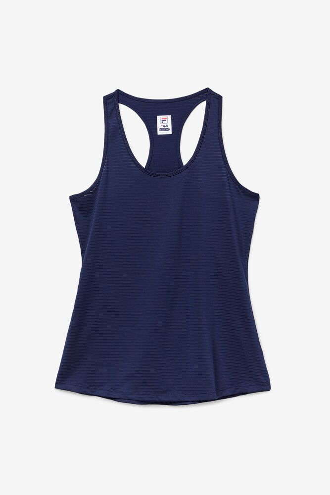 Fila Essentials Racerback Tank Azul Marino | ZGCD42398