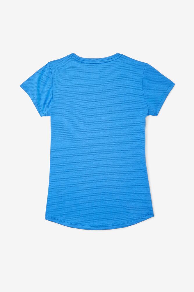 Fila Essentials Short Sleeve Top Azules | JFZE36759