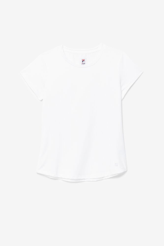 Fila Essentials Short Sleeve Top Blancas | XRVH10486