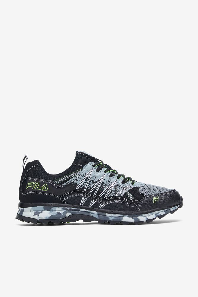 Fila Evergrand Tr Camo Tennis Shoes Negras Verde | PLTE53619