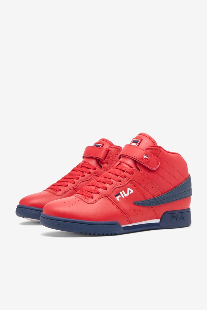 Fila F-13 Sneakers Rojas Azul Marino Blancas | ISCG64907