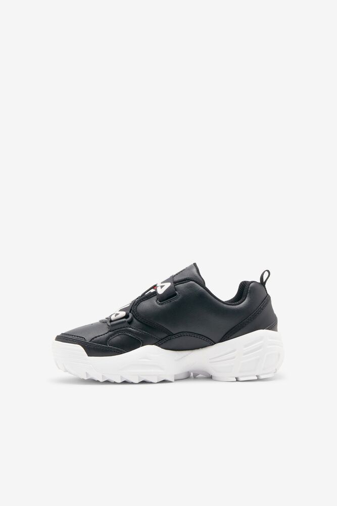 Fila Fast Charge Tennis Shoes Blk/Fred/Wht | DAJM93741