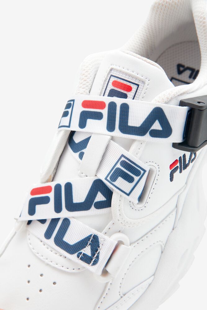 Fila Fast Charge Tennis Shoes Wht/Fnvy/Fred | KMSJ80749