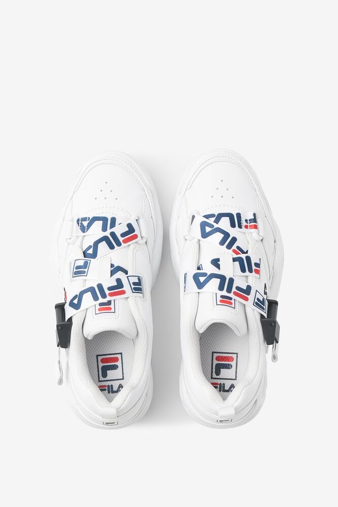 Fila Fast Charge Tennis Shoes Wht/Fnvy/Fred | KMSJ80749