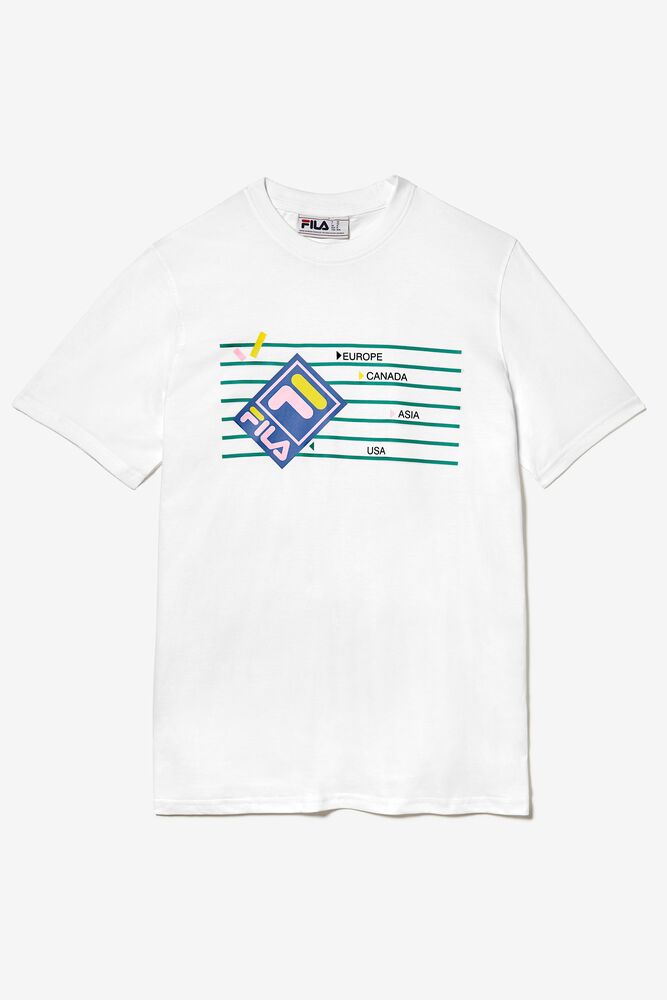 Fila Fila Graphic Tee Blancas | DFYC17268