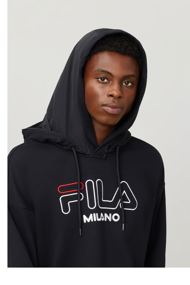 Fila Fila Milano French Terry Hoodie Negras | YEGL74013