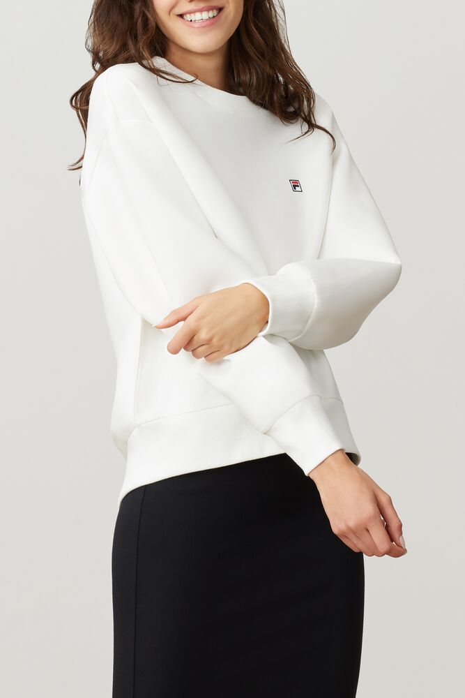 Fila Fila Milano Neoprene Sweatshirt Off-white | NKYW87206