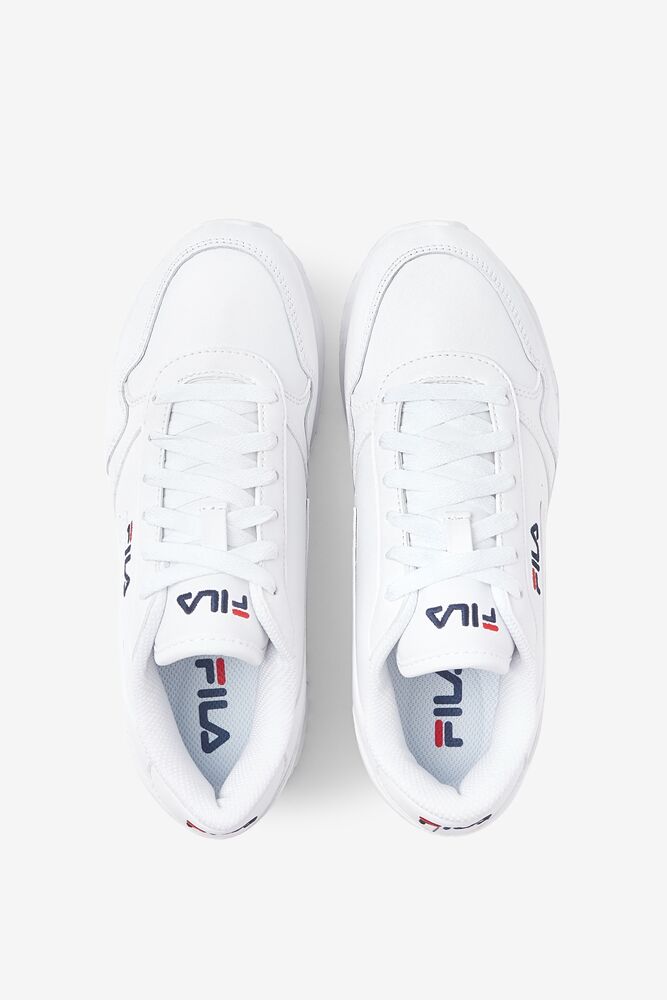 Fila Fila Orbit Sneakers Blancas Azul Marino Rojas | QODJ64092