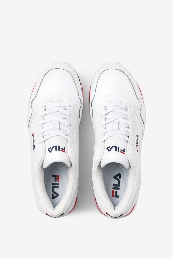 Fila Fila Orbit Stripe Sneakers Blancas Azul Marino Rojas | DAFT14675