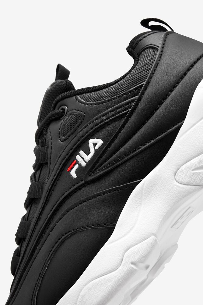 Fila Fila Ray Tennis Shoes Blk/Fred/Wht | IFJD97206