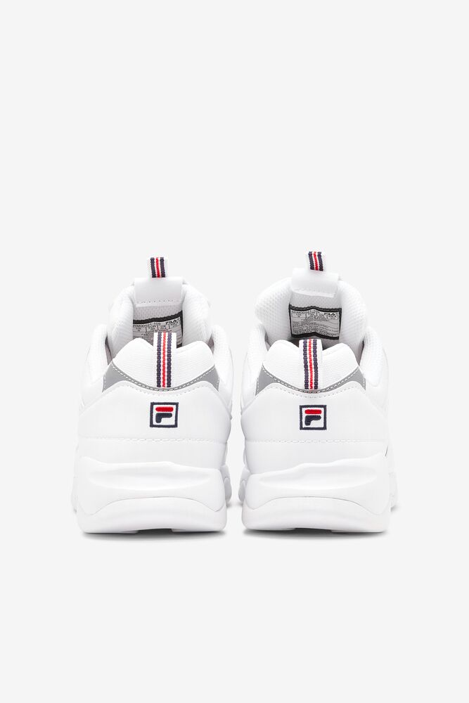 Fila Fila Ray Tennis Shoes Wht/Fnvy/Msil | RXQF40386