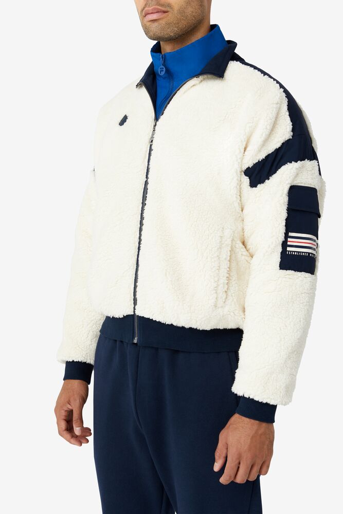 Fila Finsbury Sherpa Jacket Rojas | FMWQ36198