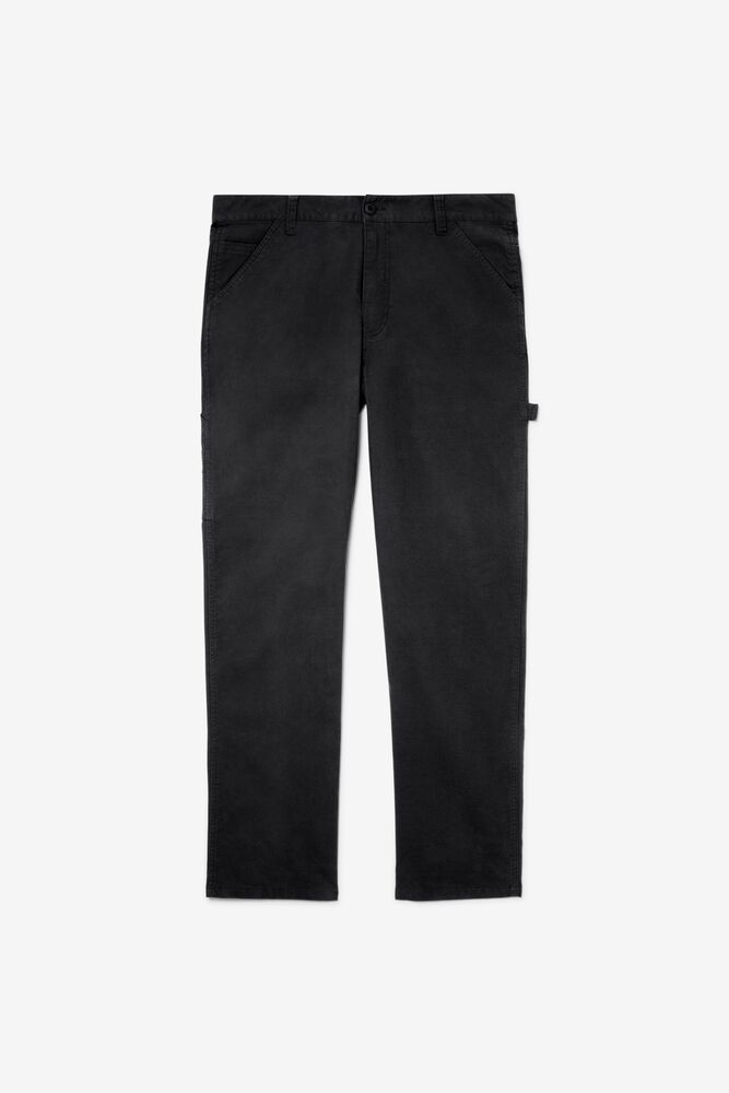 Fila Flannel Lined Carpenter Pants - 30 Inseam Negras | JURA79806