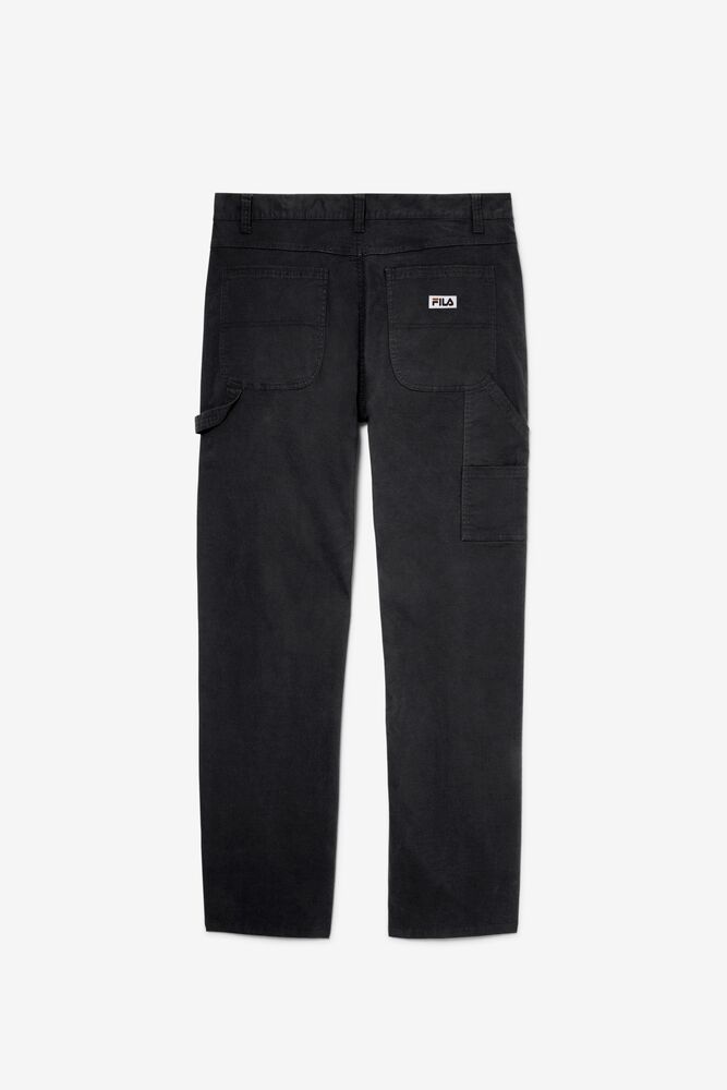 Fila Flannel Lined Carpenter Pants - 32 Inseam Negras | TLMJ52497