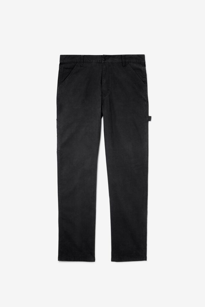 Fila Flannel Lined Carpenter Pants - 32 Inseam Negras | TLMJ52497