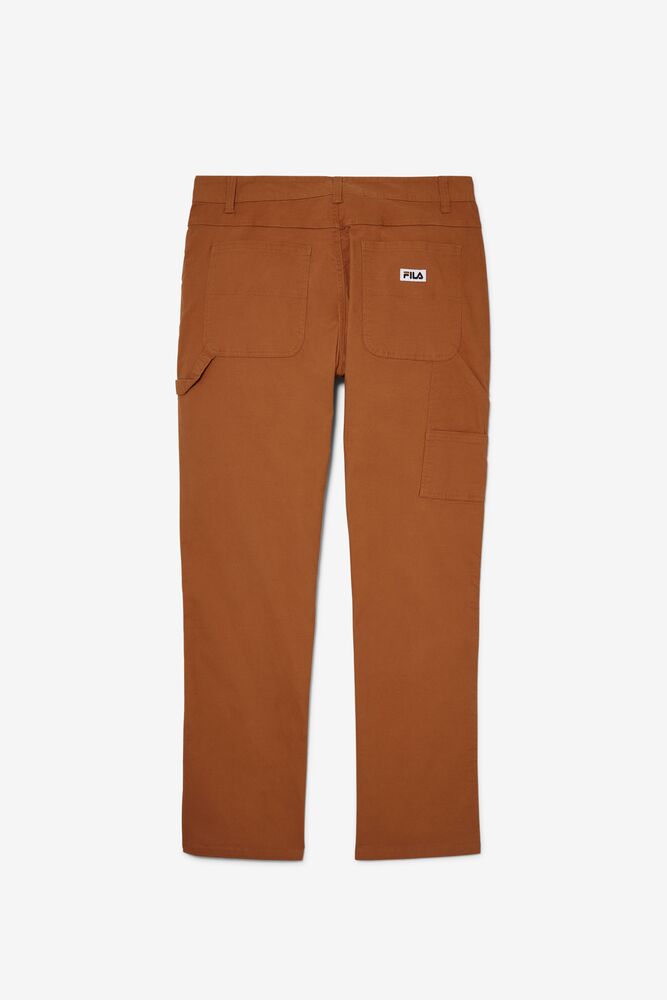 Fila Flannel Lined Carpenter Pants - 32 Inseam 971 Chestnut | NJYO68215