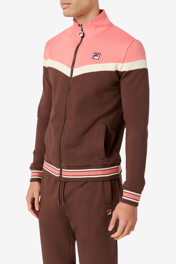 Fila Flint Track Jacket 283 French Toast | RTAP63012